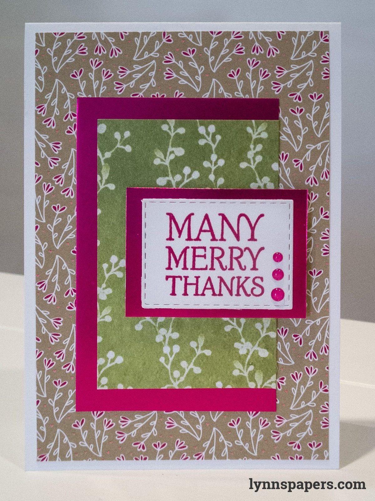 Ring out the Old: Bring in the New. Many Merry Thanks